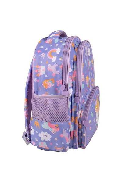 Me Çanta Me Team Daisy - Purple Three Compartment Primary School Backpack for Girls