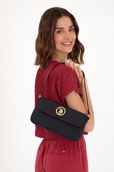 U.S. Polo Assn. Women's Navy Blue Shoulder Bag 50293671 -Vr033