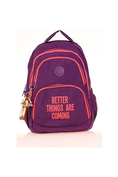KAUKKO Purple Crazy Backpack - K1678