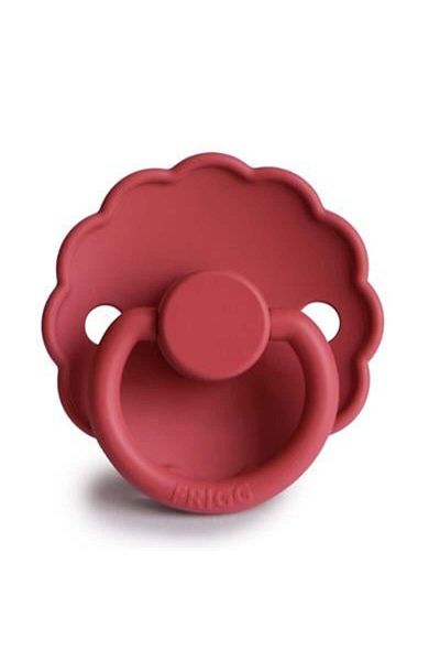 Frigg Daisy Scarlet Silicone Pacifier - 0-6 Months