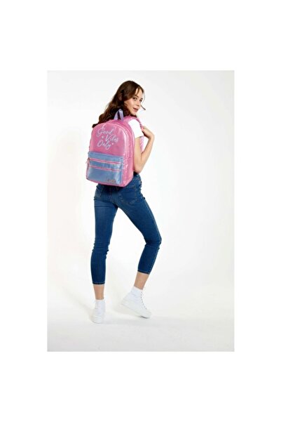 KAUKKO Krn-K1567Kaukko Sparkles Backpack (Double Pink)