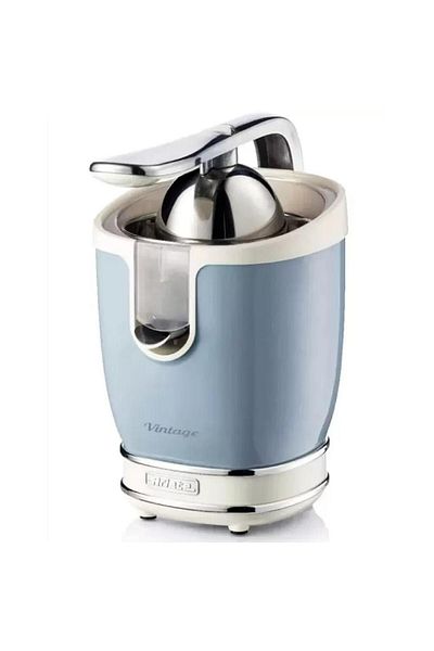 ARIETE Citrus juicer Ariete 0413CR/BL Vintage, power 85W, Stainless steel, with handle (Cream/Blue)
