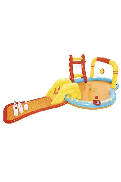 BESTWAY 53068 Aquapark Kaydıraklı Bowling Oyuncaklı Şişme Havuz