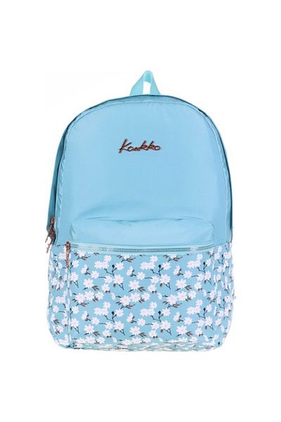 KAUKKO Soft Floral Backpack (OCEAN) K1490