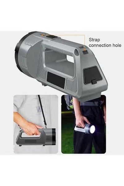 CN USB Rechargeable Waterproof Flashlight Camping Emergency Hanging Lamp for Hiking