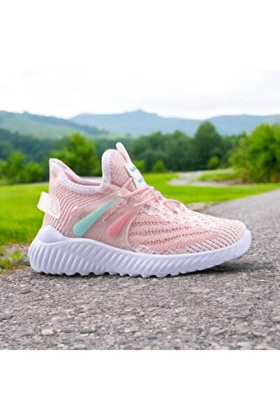 JOJO KIDS kız çocuk çorap spor ayakkabı , süper hafif, full delikli, komple e...