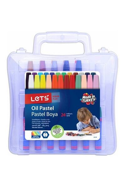 Lets Pastel Paint 24 Colors with Plastic Bag