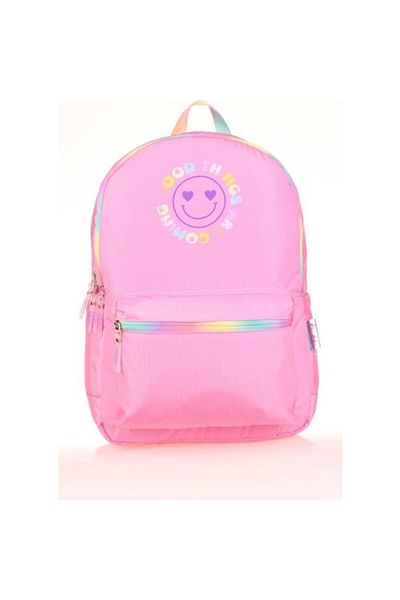 KAUKKO Pink Smile Backpack - K1744