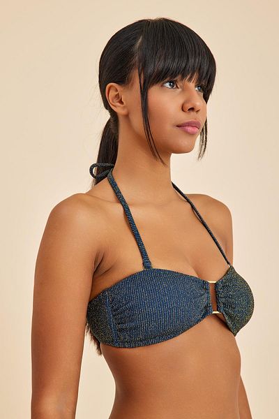 Amarelle Top de bikini straplez cu bretele legate la gât, cu padding, Maldives