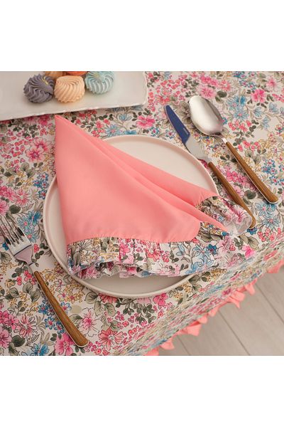 Karaca Home Alice 2 Pack Χαρτοπετσέτες χωρίς προβλήματα 45Χ45 εκ. Ροζ
