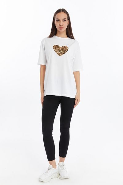 CNR TEKSTİL TRIOC OVERSIZE CU DESIGN INIMĂ CU MODEL DE LEOPARD