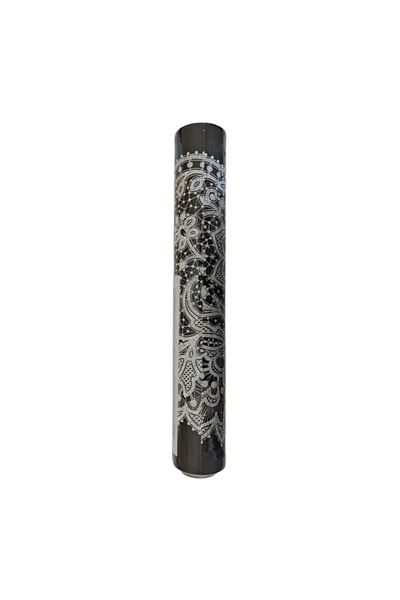 Harmony Royal Collection 12-Meter Table Mat - Elegant Printed Black Design for Dining & Events