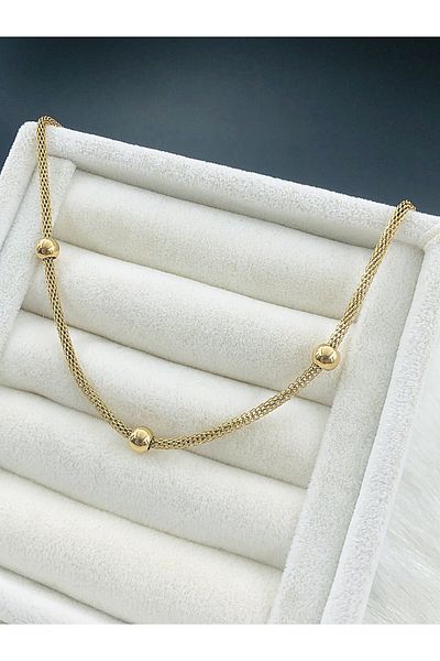 DS DİAMONDSHOP Steel Anklet Wicker Model Byçlkhal- 202504567