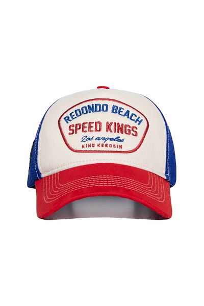 King Kerosin Trucker Hat with Mesh - Redondo Beach Embroidered Hat