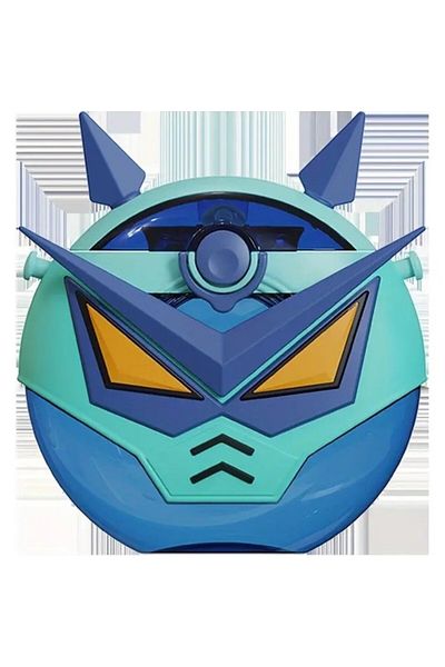 Vagonlife Coco Smile 630 ml Tritan Water Bottle - Robot Themed, Straw, Neck Strap Blue