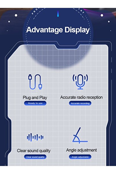 FlashHawk Gaming PC USB Microphone,Podcast Condenser Mic with Boom Arm,Pop Filter,Mute Button