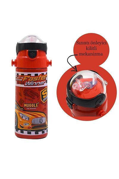 MUGGLE Steel Flask with Straw MT2350