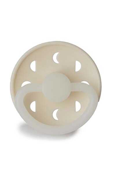 Frigg Moon Phase Silikon Emzik - Karanlıkta Parlayan - Cream Night 0-6 Ay