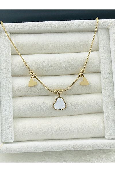 DS DİAMONDSHOP Steel Anklet Heart Model Byçlkhal- 202504563
