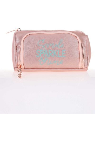 KAUKKO Τσάντα μολυβιού Sparkle Plump Salmon - K2306