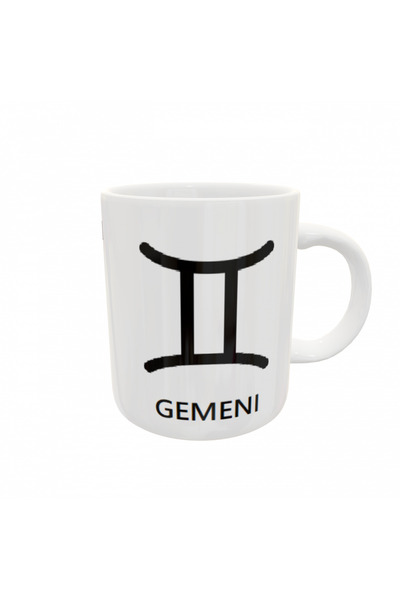 OEM Cana albă personalizată Gemeni, INOVATIX®. 330 ml