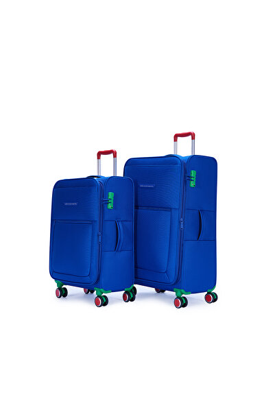 United Colors of Benetton Benetton 2'li Valiz Seti Orta Ve Kabin Boy Lüx Kuma...