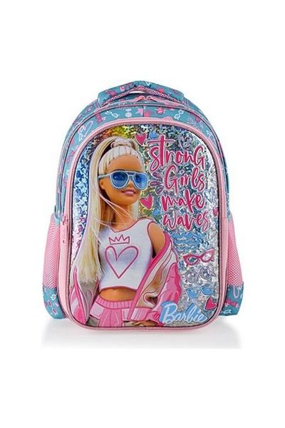 Şahin 010 Şahin - Otto-48180 48180 Barbie Primary School Bag Loft Waves