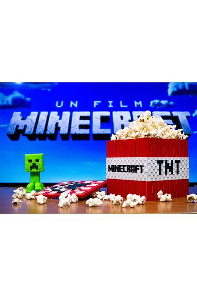 CosmosCraft Tnt Popcorn Box