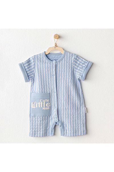 andywawa Ac25918 Romper Dino Baby Jumpsuit Blue