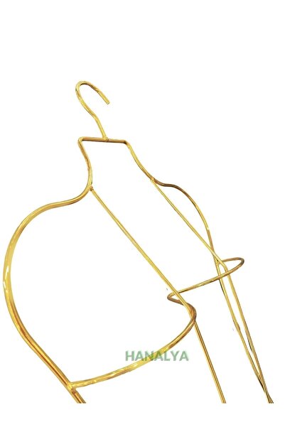 HANALYA Gögüs Detaylı vücut formlu Mayo Bikini askısı  (1 Adet GOLD renk)