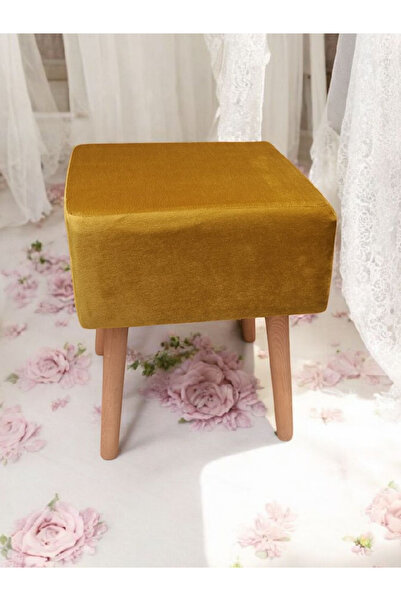 T.ipekli Puf kare puf berjer koltuk çay seti makyaj masası sandalye çocuk pufu