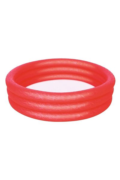 BESTWAY Inflatable Pool For Kids Three-Ring Red Gilt Children's Pool 122cm X 25cm