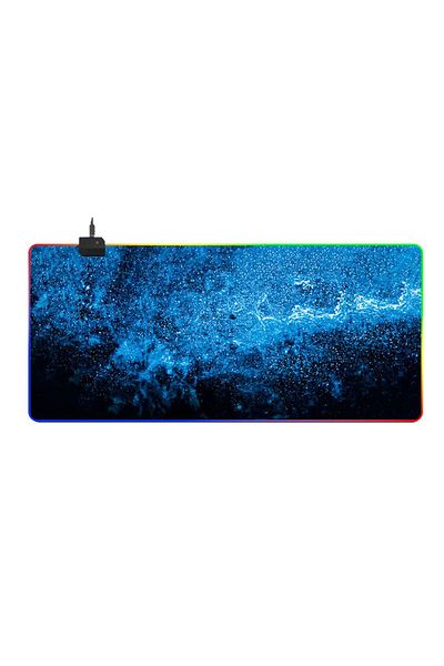 FlashHawk RGB Gaming Mouse Pad 800*300mm Size,14 LED Modes Extended Large Table Desk Mat Mousepad