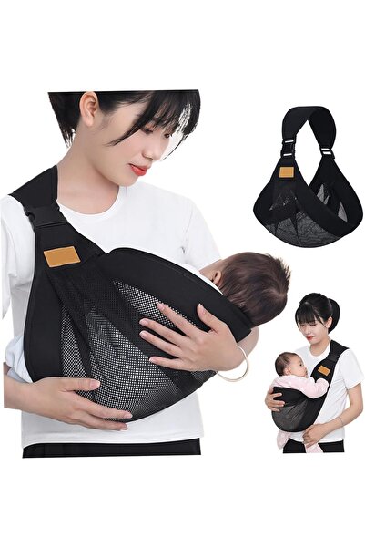 Generic Mikakoz Newborn Baby Carrier — Adjustable with Soft Ventilated Hip Seat & Wide Strap