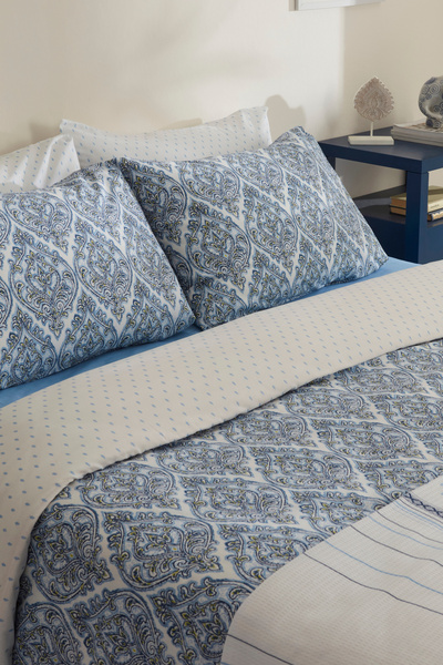 Sarah Anderson Aria Mavi Двоспальний комплект постільної білизни