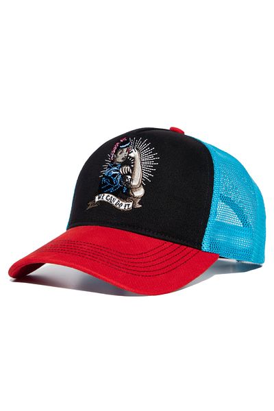 King Kerosin Queen Kerosin Snow White Embroidered Hat - We Can Do It Embroidered Hat