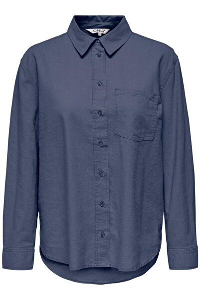 ONLY ONLTOKYO LIFE L/S LIN BL CĂMĂ PNT NOOS ALBASTRU ÎNCHIS