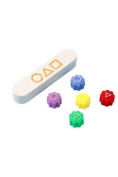 Flippy Gonggi - Traditional Korean Game, Squid Game style, 5-piece multicolor set