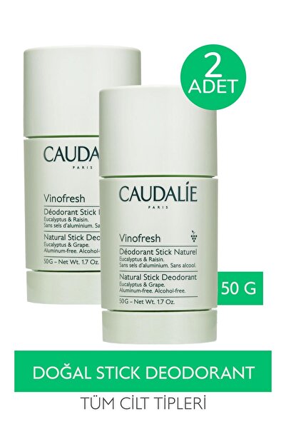 Caudalie Vinofresh Naturel Stick Deodorant 50 gr 2 Adet
