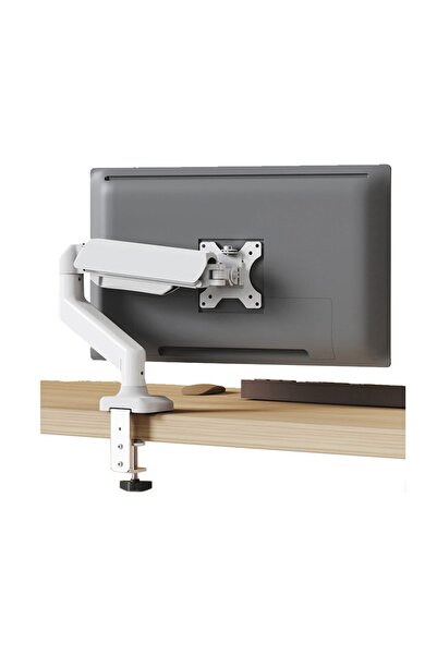 FlashHawk ذراع شاشة كمبيوتر مفردة، ذراع شاشة كمبيوتر مريح قابل للتعديل بنابض ...