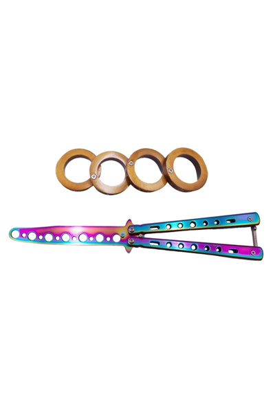 Depox Sada cvičných nožů a výsuvné rozety, ocel IdeallStore, 22,5 cm, vícebar...