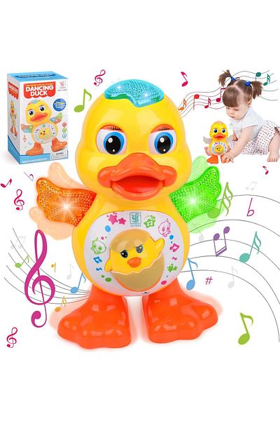 AWH Dancing Duck with Music – Interactive Toy with Lights & Dance for Babies & Toddlers