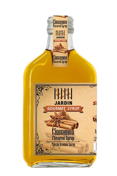 Jardin Tarçın aromalı kokteyl kahve şurup 200 ml cinnamon flavored cocktail coffee syrup