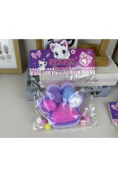 Flippy Jucărie Antistres Squishy Pinch Family Flippy Labuta de Pisica, 220g, 12,5 x 10,5 cm, Model 2