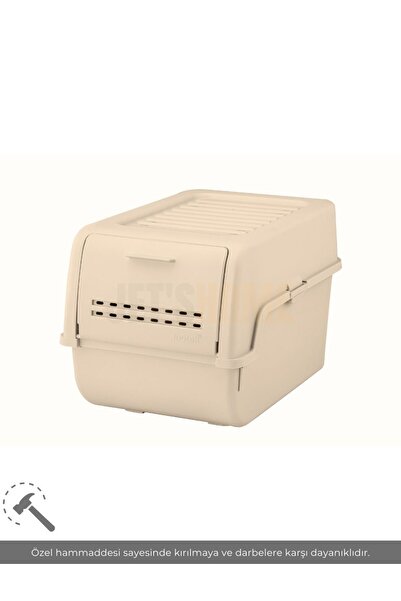 Jet's Home 3'lü Set Organizer Erzak Kutusu Bpa Free Saklama Kutusu Soğanlık Sebzelik Sepet Krem 8 Lt x 3