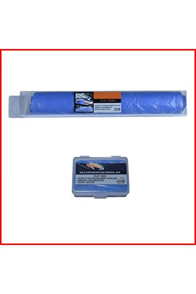 CLAY TOWEL + 180 GR CLAY BAR KİL HAMURU