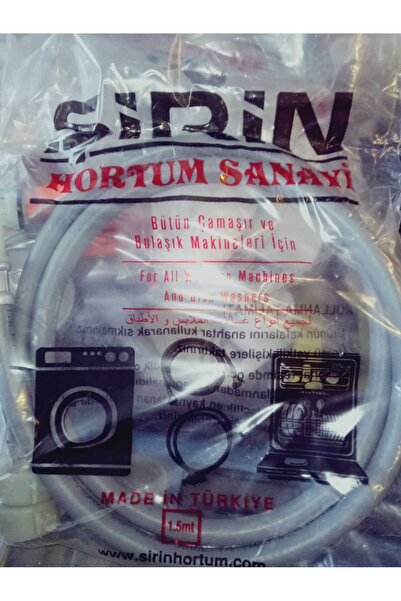 Universal Çamaşır/bulaşık Makinesi Temiz Su Giriş Hortumu 1 Adet / 3m
