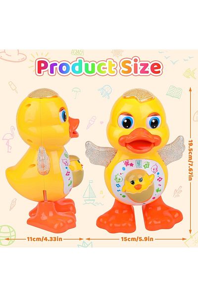 AWH Dancing Duck with Music – Interactive Toy with Lights & Dance for Babies & Toddlers