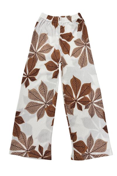 Esterella Girl's Wide Leg Trousers with Tucks / Spanish Tucks