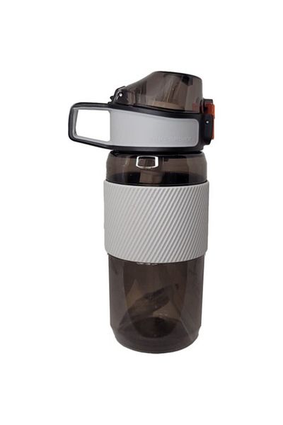 Vagonlife Tkk 500 ml Black Tritan Flask - Silicone Straw Drinker